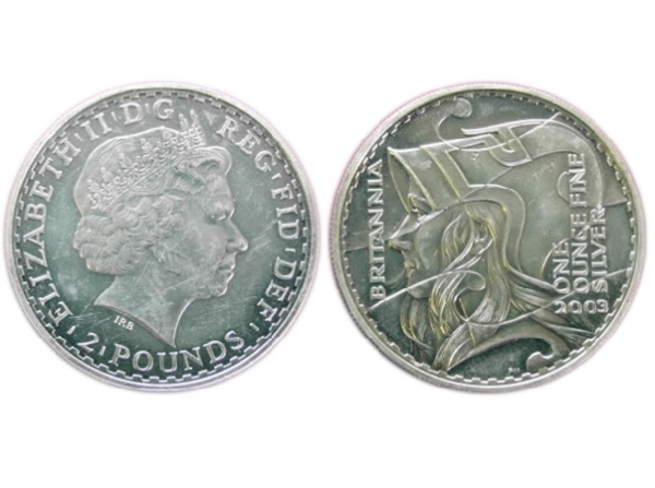 2003大不列顛銀幣1盎司