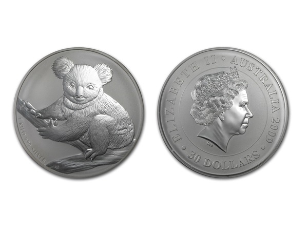 2009澳洲無尾熊銀幣1公斤