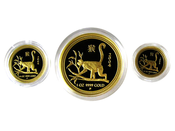 2004澳洲猴年金幣套組共1.35盎司 商品圖