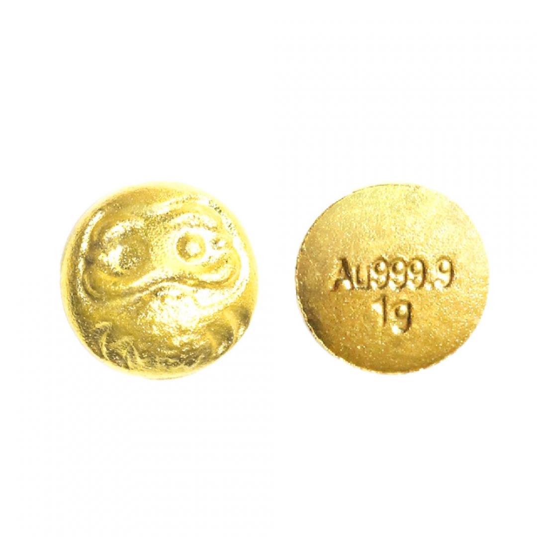 小金豆-好運達摩1克 商品圖
