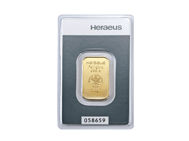 Heraeus賀利氏金條10克 商品圖