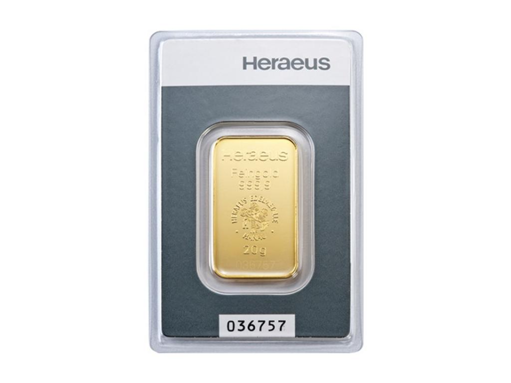 Heraeus賀利氏金條20克 商品圖