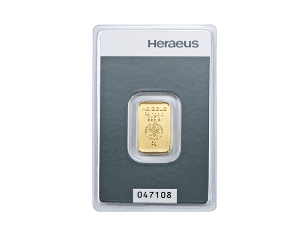 Heraeus賀利氏金條5克 商品圖