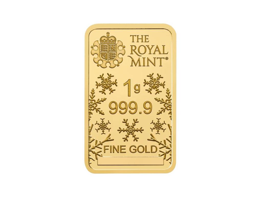 英國皇家聖誕快樂金條1克 商品圖