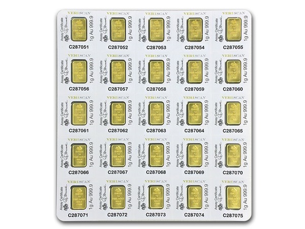 PAMP金條1克*25片 商品圖