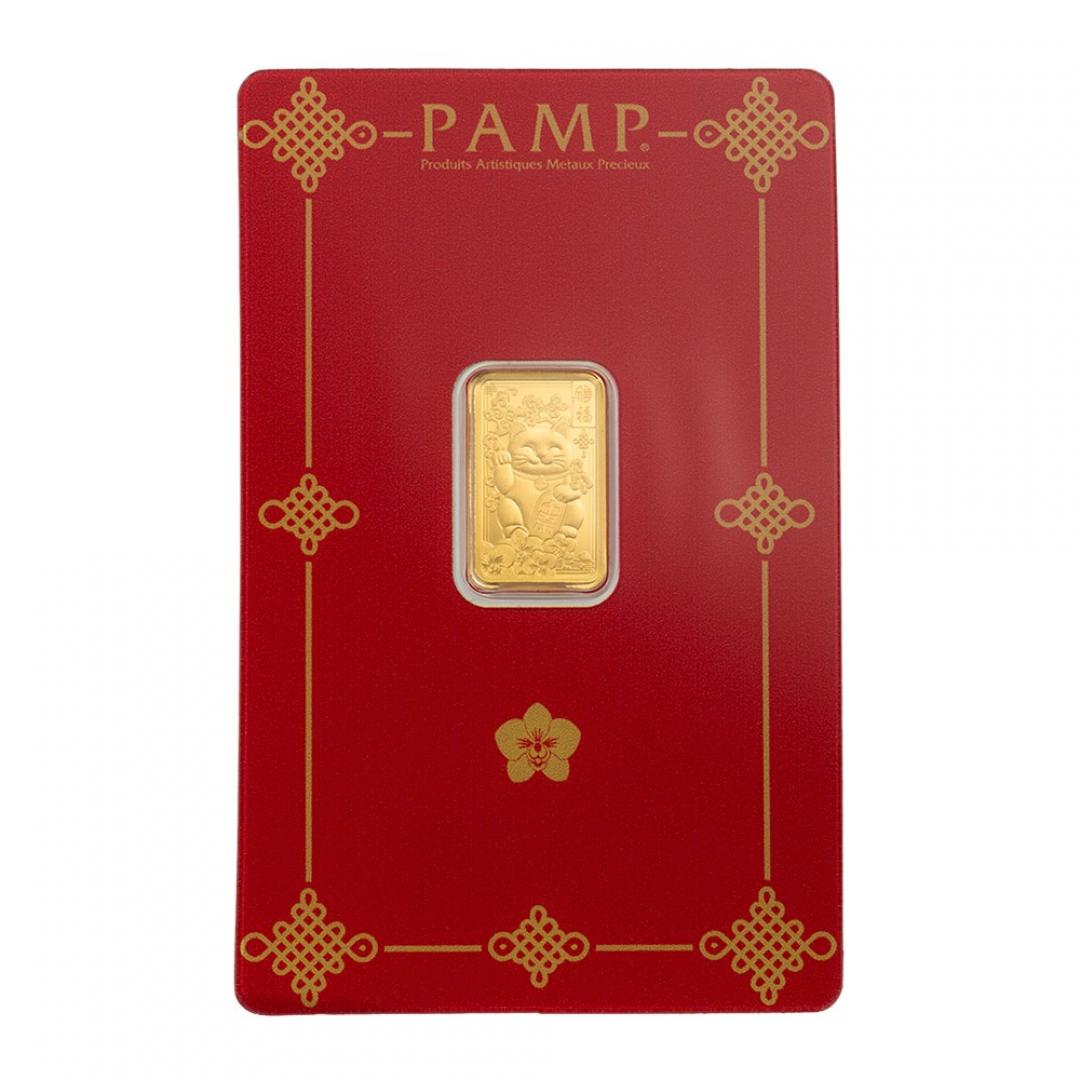 PAMP招財貓金條2.5克 商品圖