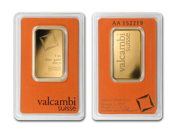 Valcambi金條1盎司 商品圖