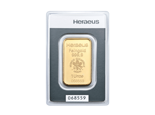 Heraeus賀利氏金條1盎司 商品圖