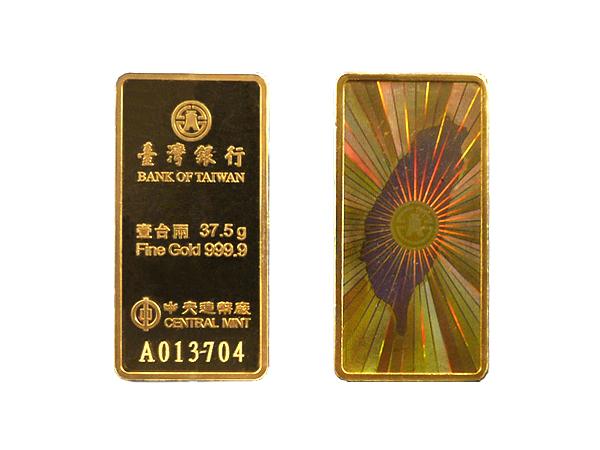 臺銀金鑽條塊1兩 商品圖
