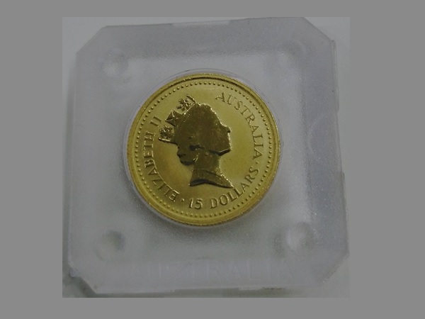 1988澳洲鴻運金幣0.1盎司 商品圖