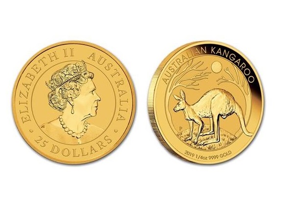 2019澳洲袋鼠金幣0.25盎司 商品圖