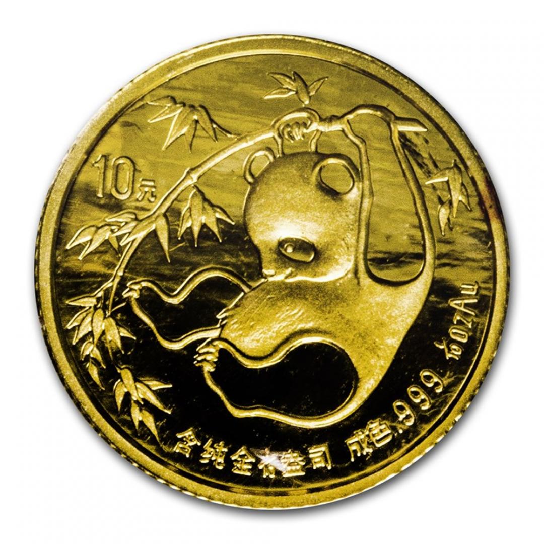1985中國熊貓金幣0.1盎司 商品圖