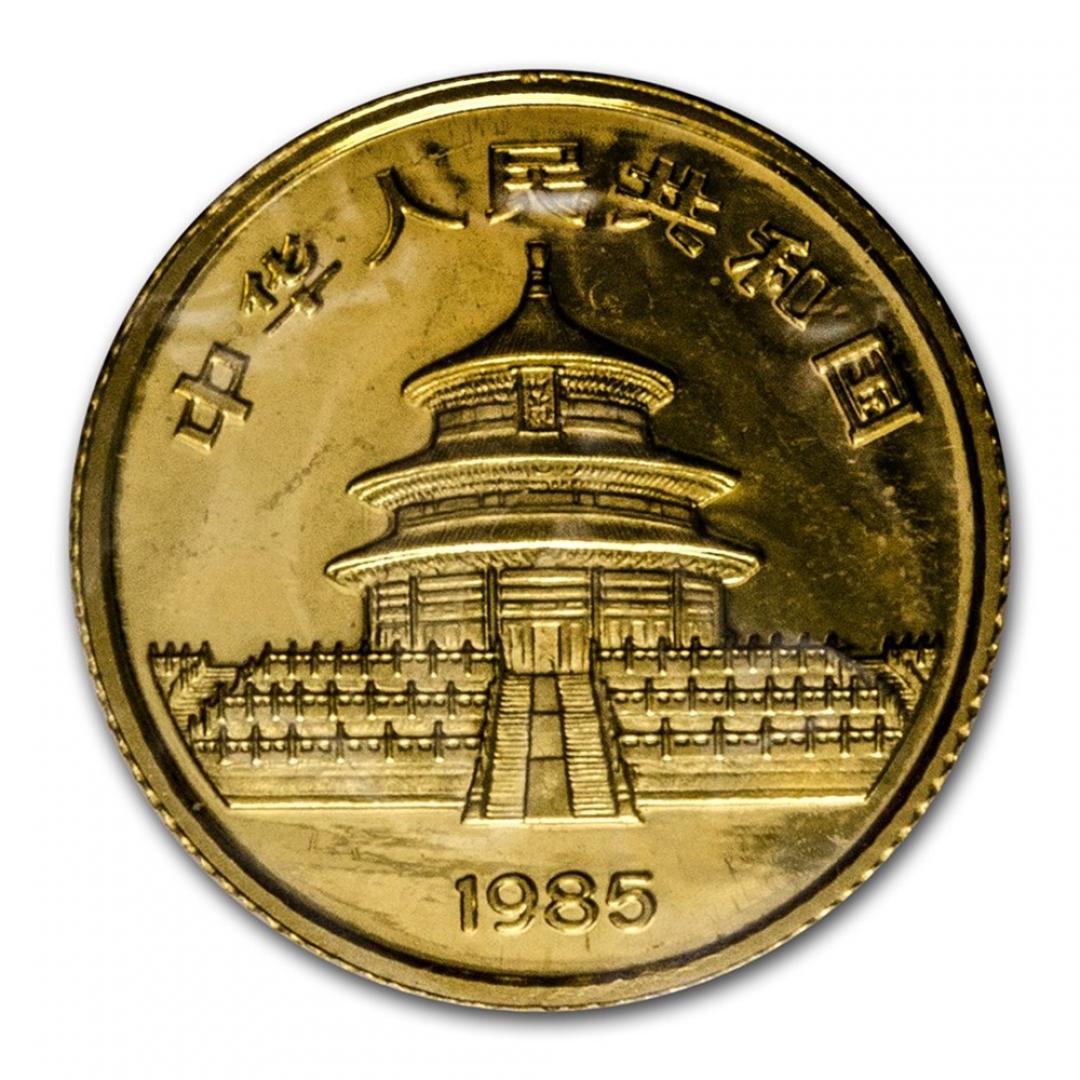 1985中國熊貓金幣0.1盎司 商品圖