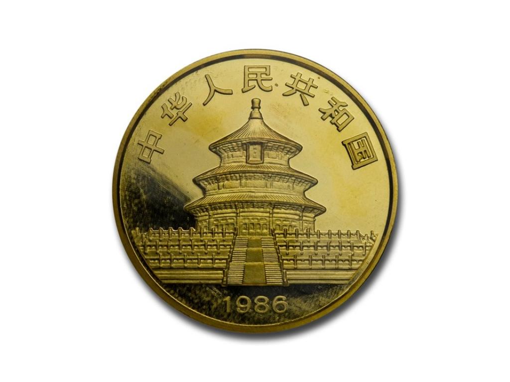 1986中國熊貓金幣1盎司 商品圖