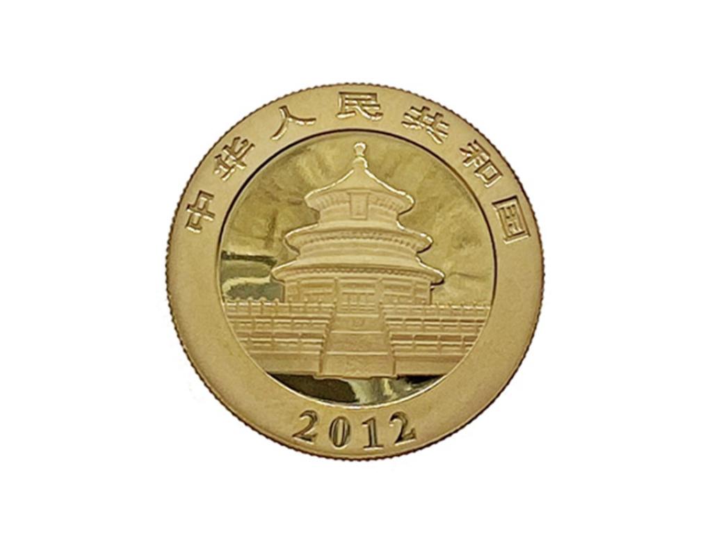 2012中國熊貓金幣0.5盎司 商品圖
