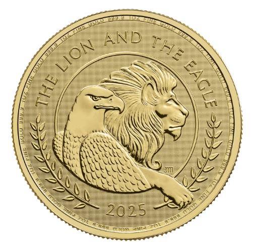 2025英國皇家獅與美國鷹金幣1盎司 商品圖