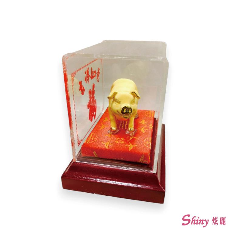 黃金擺件生肖豬 2.98錢 商品圖