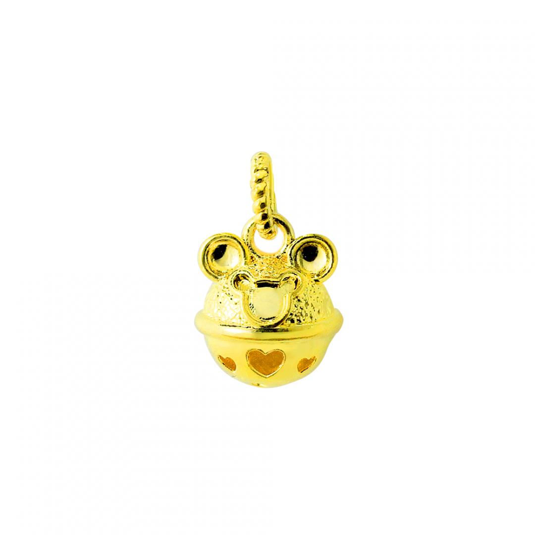 6D黃金鈴鐺墜飾 0.12錢 商品圖