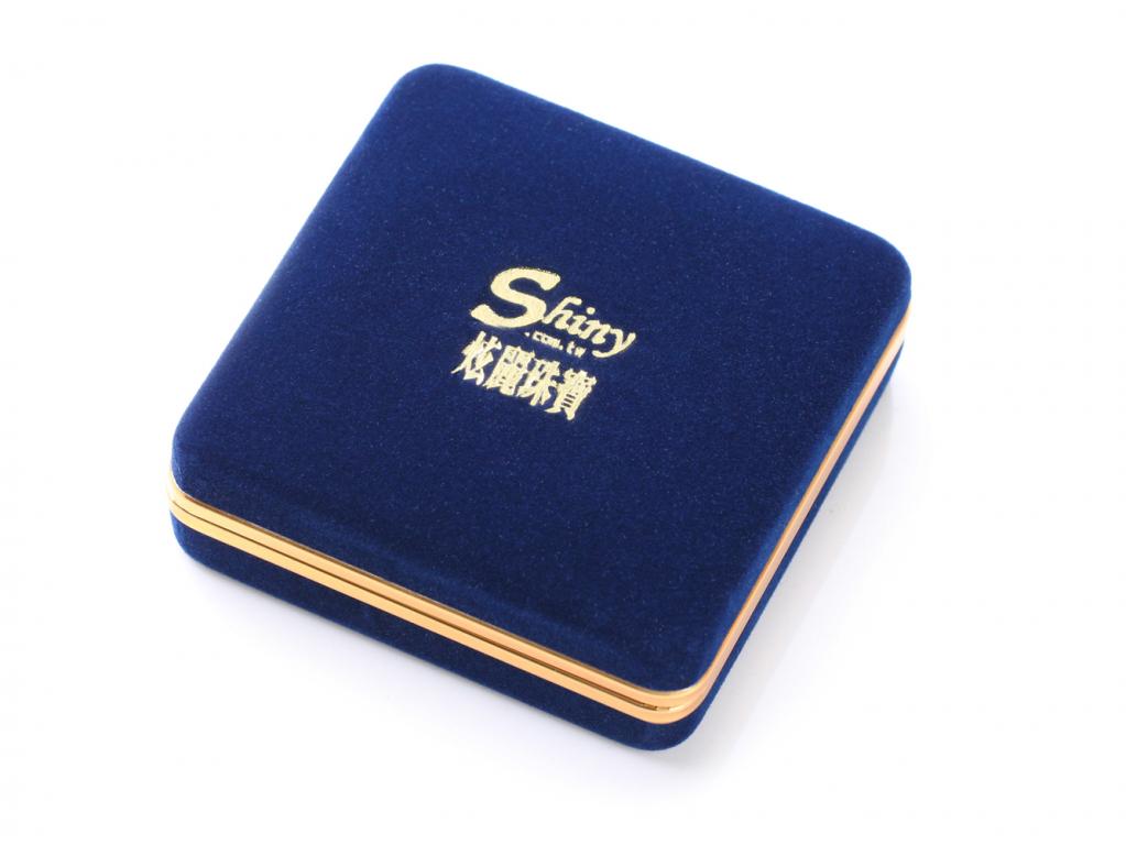 38MM金銀幣絨布盒(藍色) 商品圖