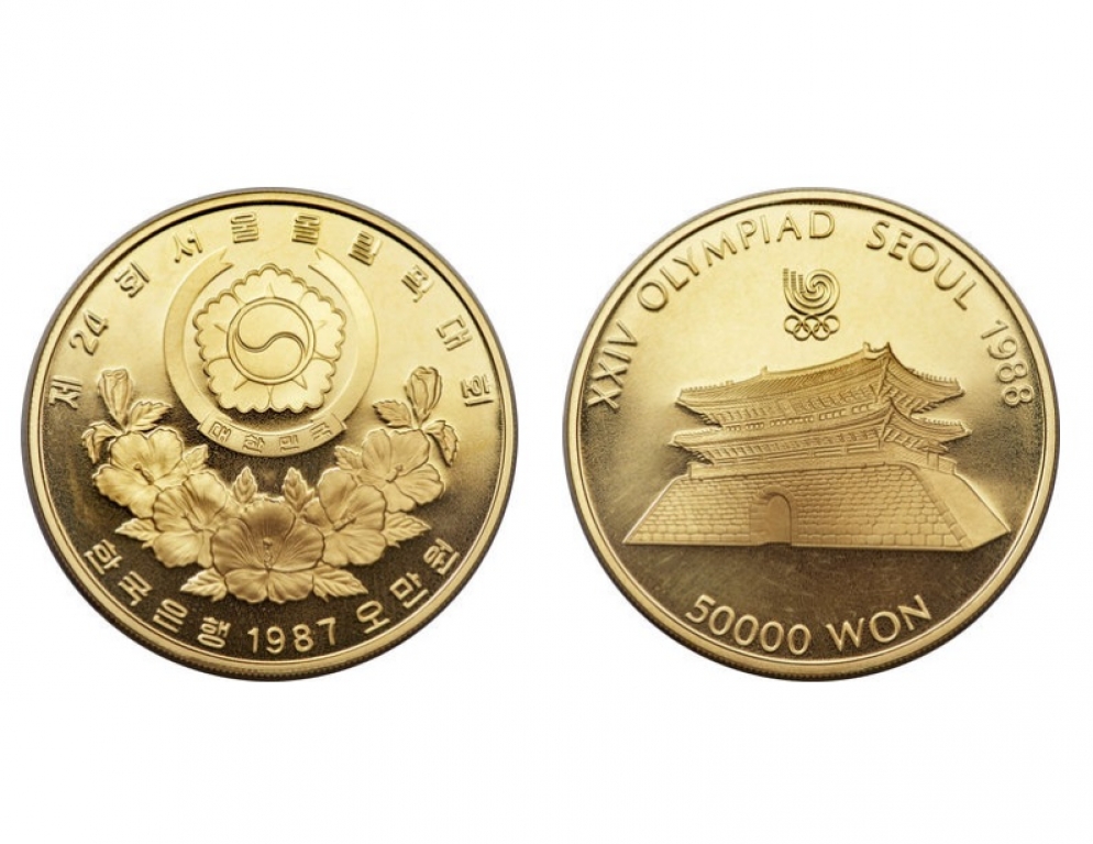 1987南韓漢城奧運K金幣1盎司(南大門) 商品圖