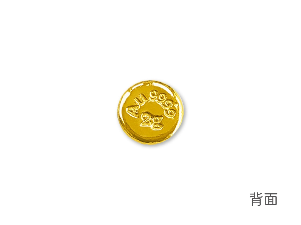 炫麗真情傳話小金豆2克 x 5只 商品圖