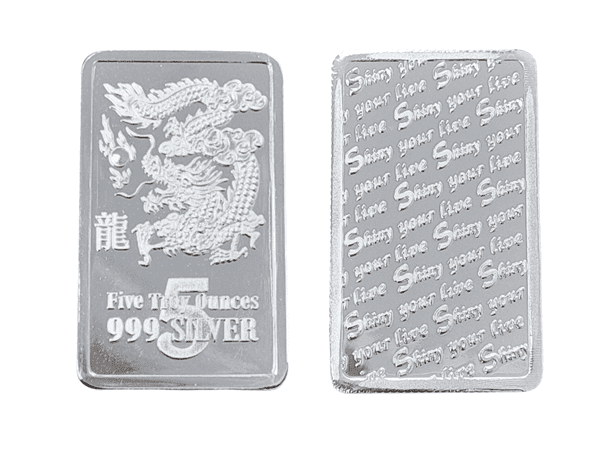 炫麗龍雕銀條5盎司精裝版（.999） 商品圖