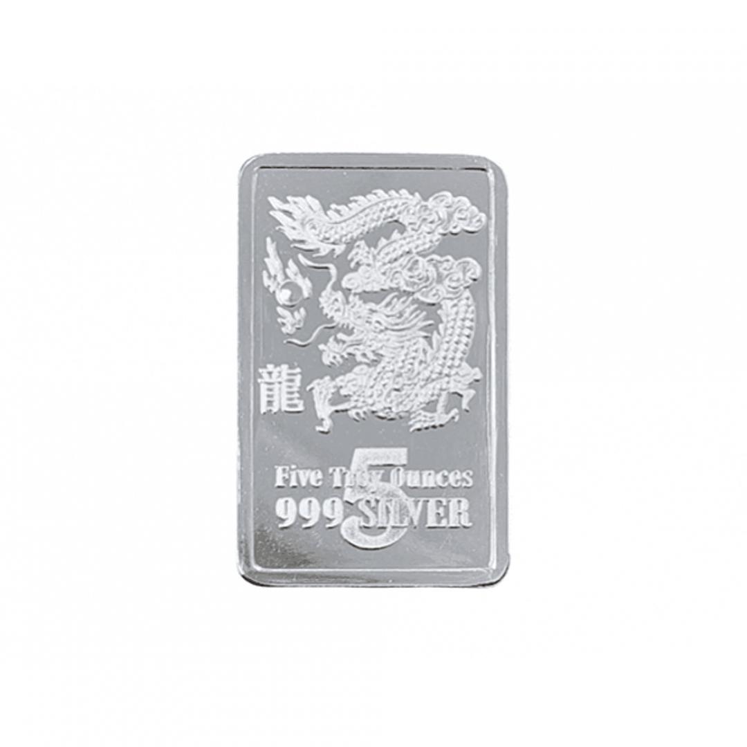 炫麗龍雕銀條5盎司精裝版（.999） 商品圖