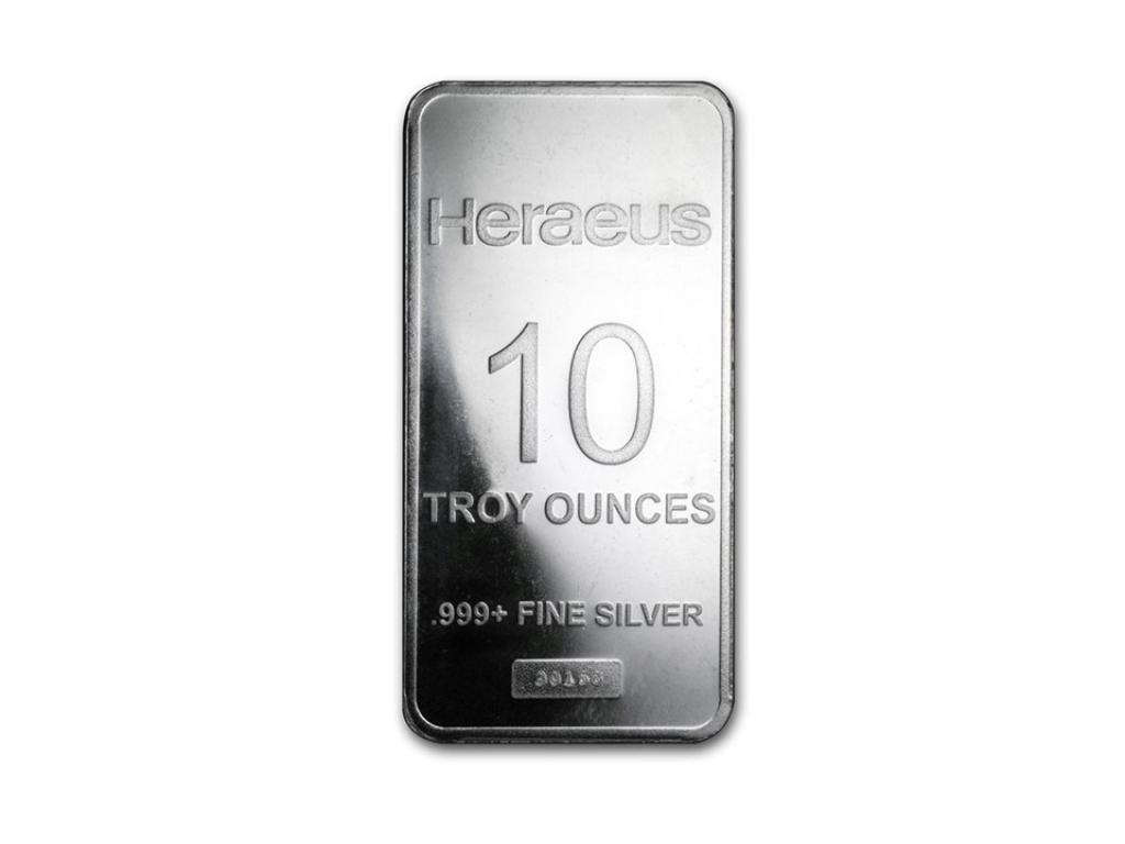 Heraeus賀利氏壓鑄銀條10盎司 商品圖