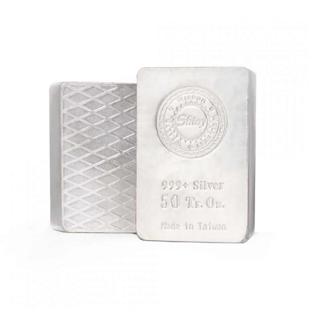 炫麗銀磚50盎司精裝菱格版（.999） 商品圖