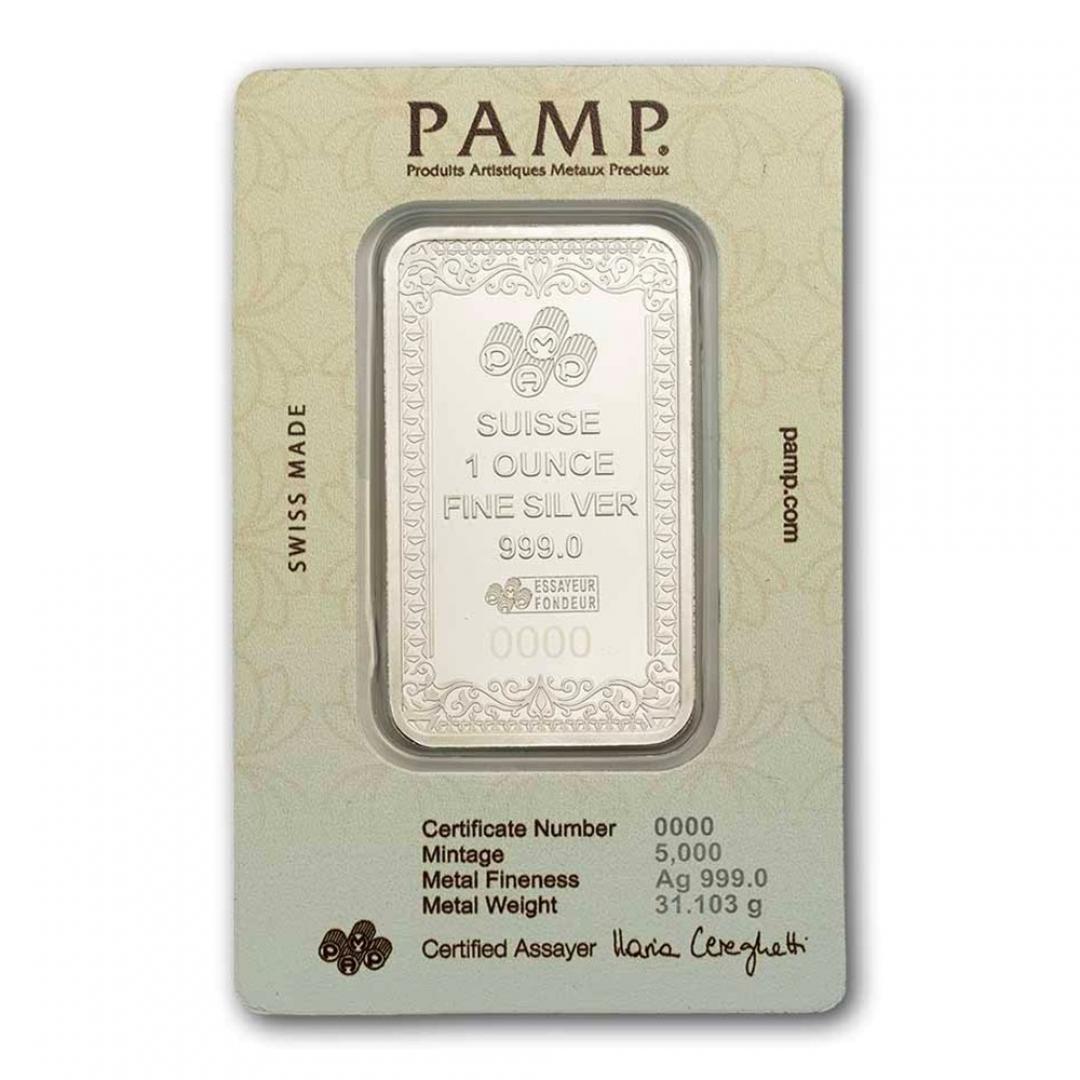 PAMP摩西與芭堤雅銀條1盎司 商品圖