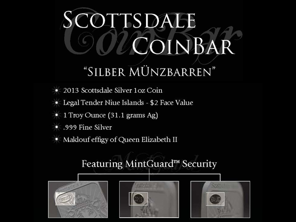 Scottsdale Coinbar 銀條1盎司 商品圖