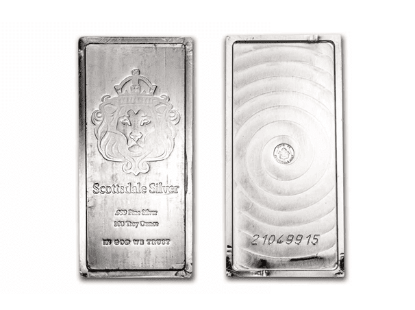 Scottsdale獅王銀磚100盎司 商品圖