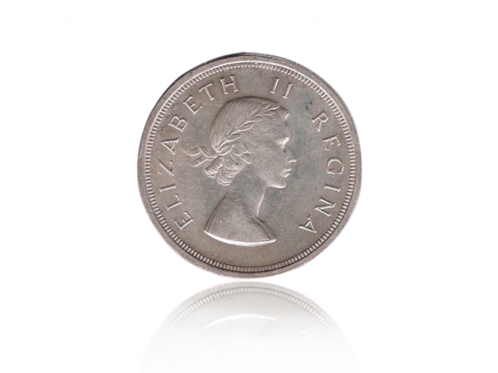 1958南非銀幣5先令 商品圖