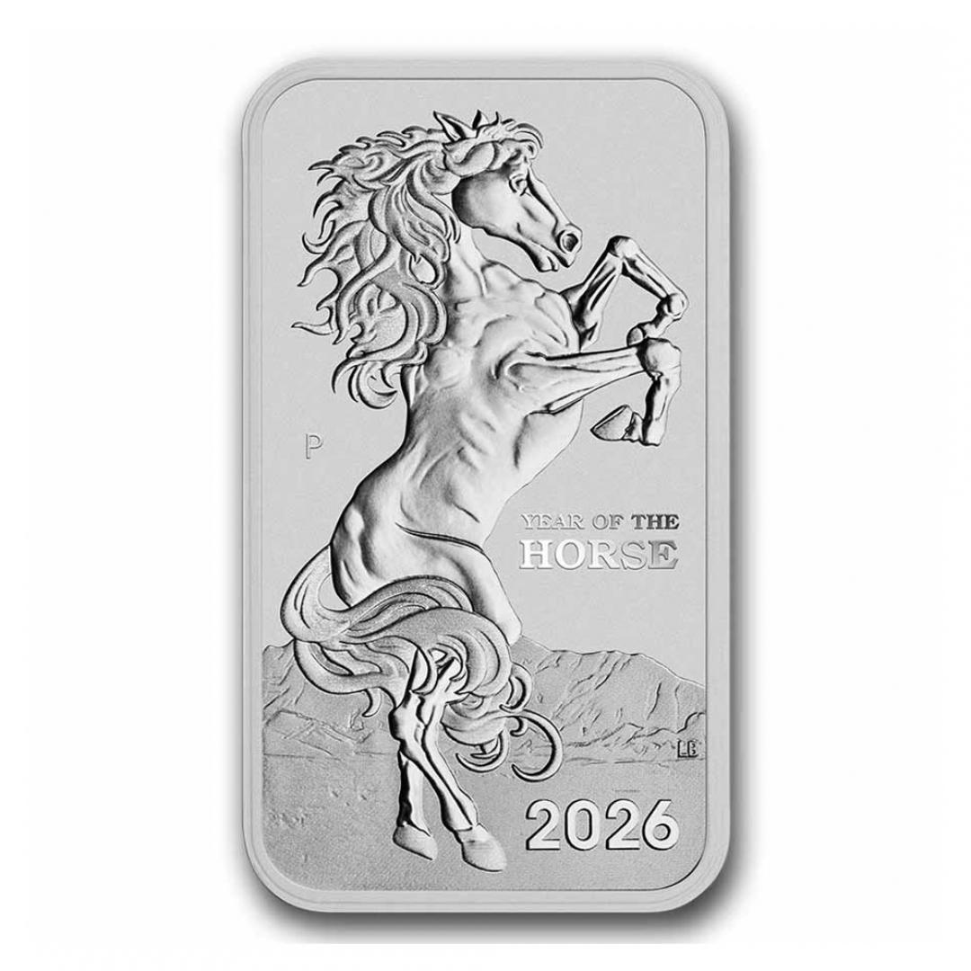 2026澳洲馬年矩形銀幣1盎司 商品圖