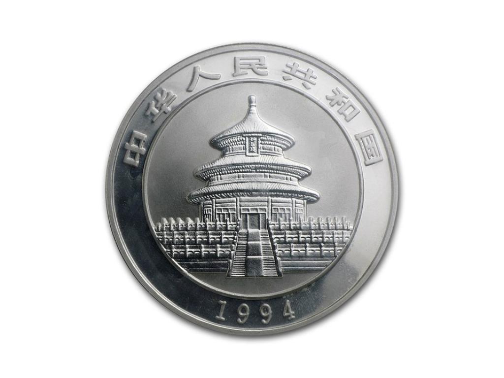 1994中國熊貓銀幣1盎司 商品圖