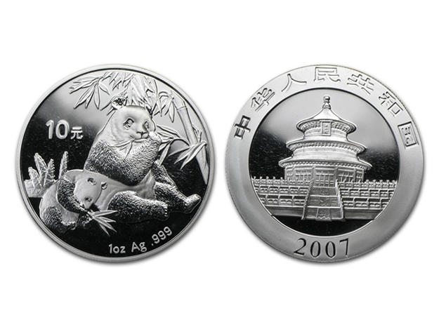 2007中國熊貓銀幣1盎司 商品圖