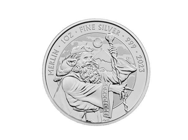 2023英國傳說-魔法師梅林銀幣1盎司 商品圖