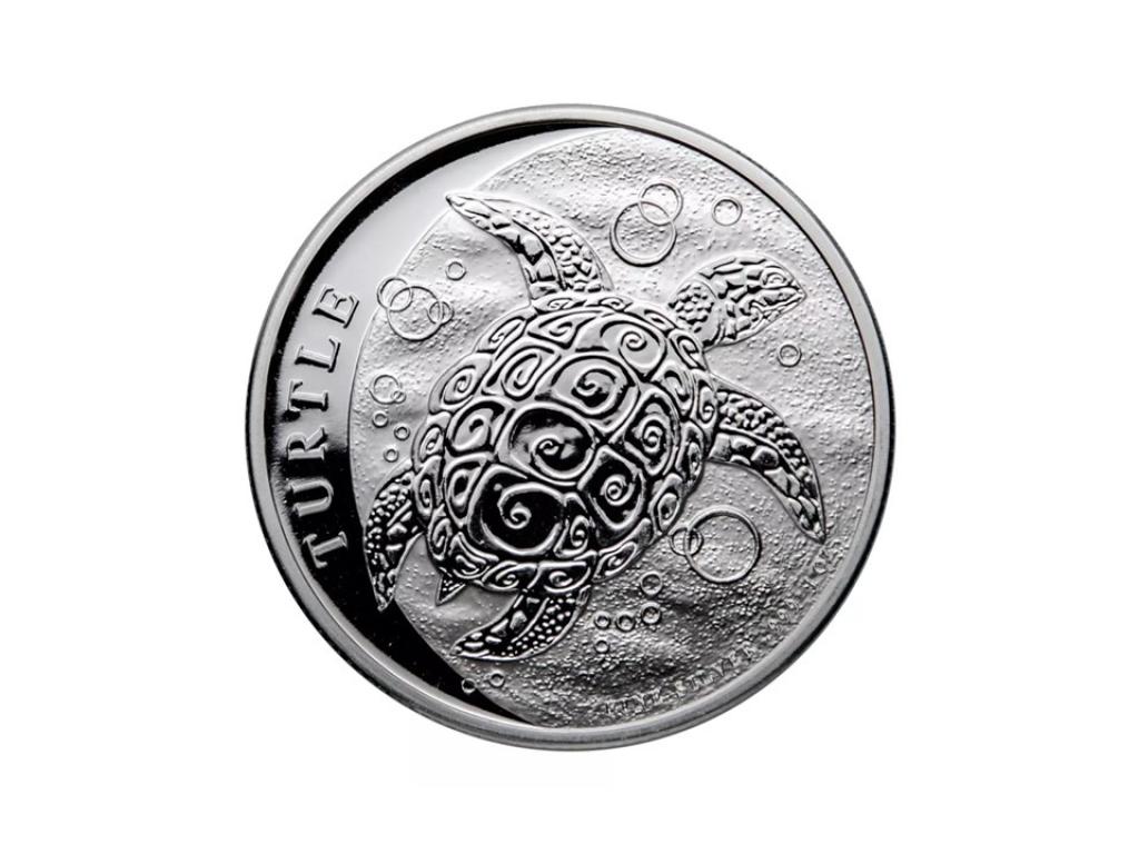 2021紐西蘭玳瑁海龜銀幣1盎司 商品圖