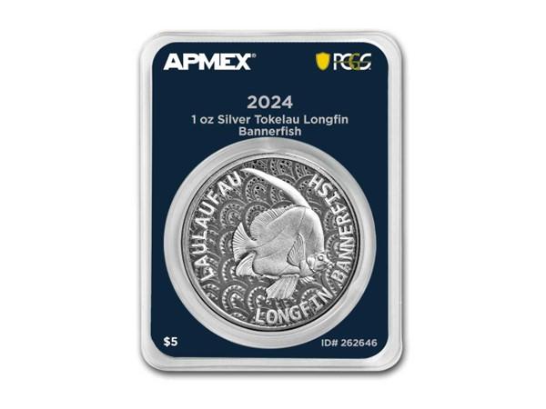 2024托克勞馬夫魚銀幣1盎司(首鑄封卡) 商品圖