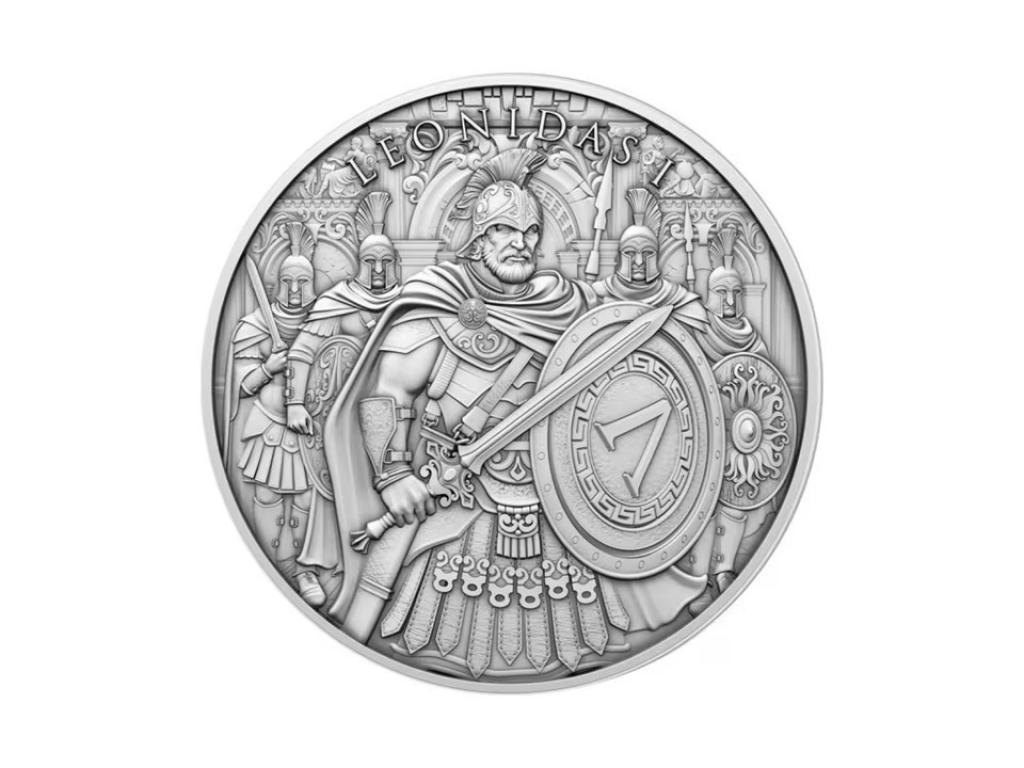 傳奇勇士系列：列奧尼達斯銀章1盎司 商品圖
