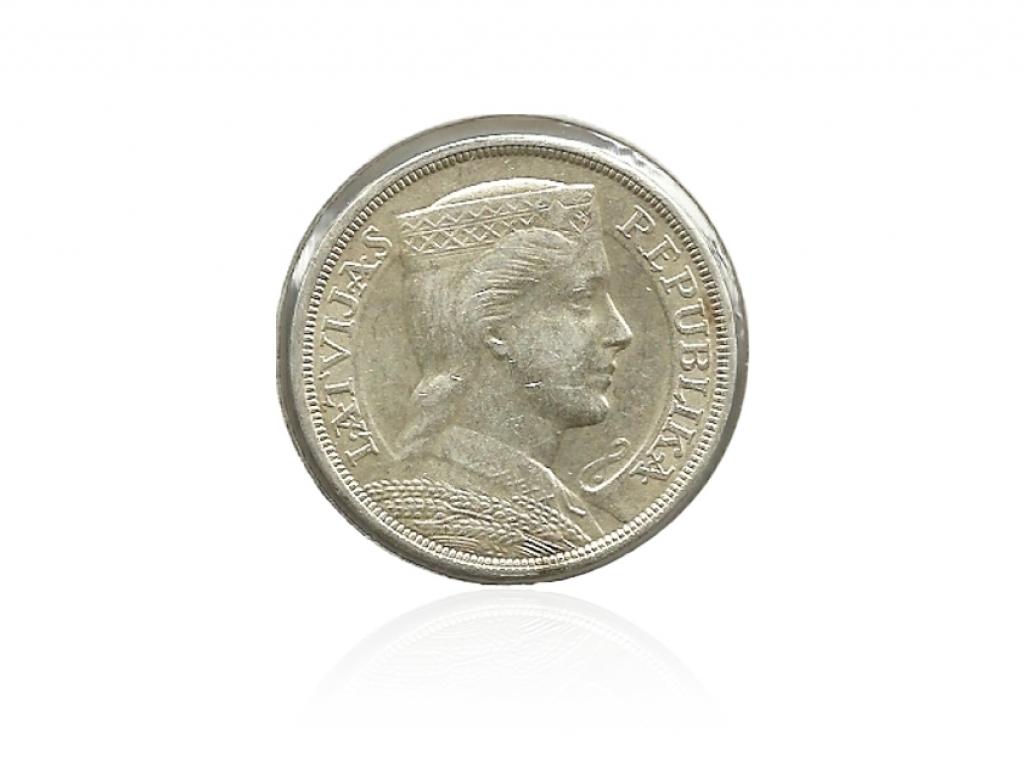 1929拉脫維亞銀幣5拉提 商品圖