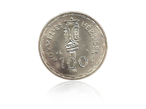 1966年新赫布底群島銀幣100法郎 商品圖
