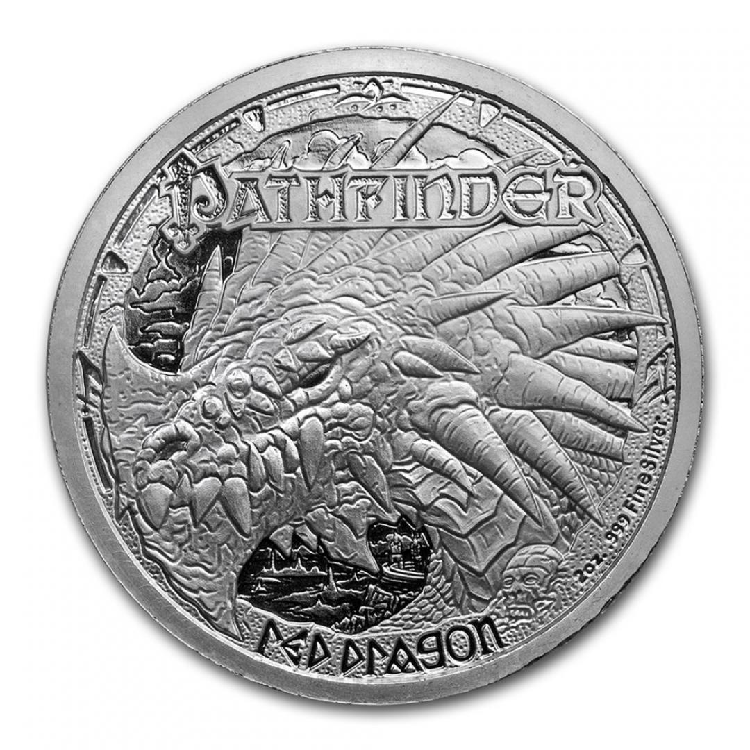 開拓者瓦雷洛斯與紅龍銀章2盎司 商品圖