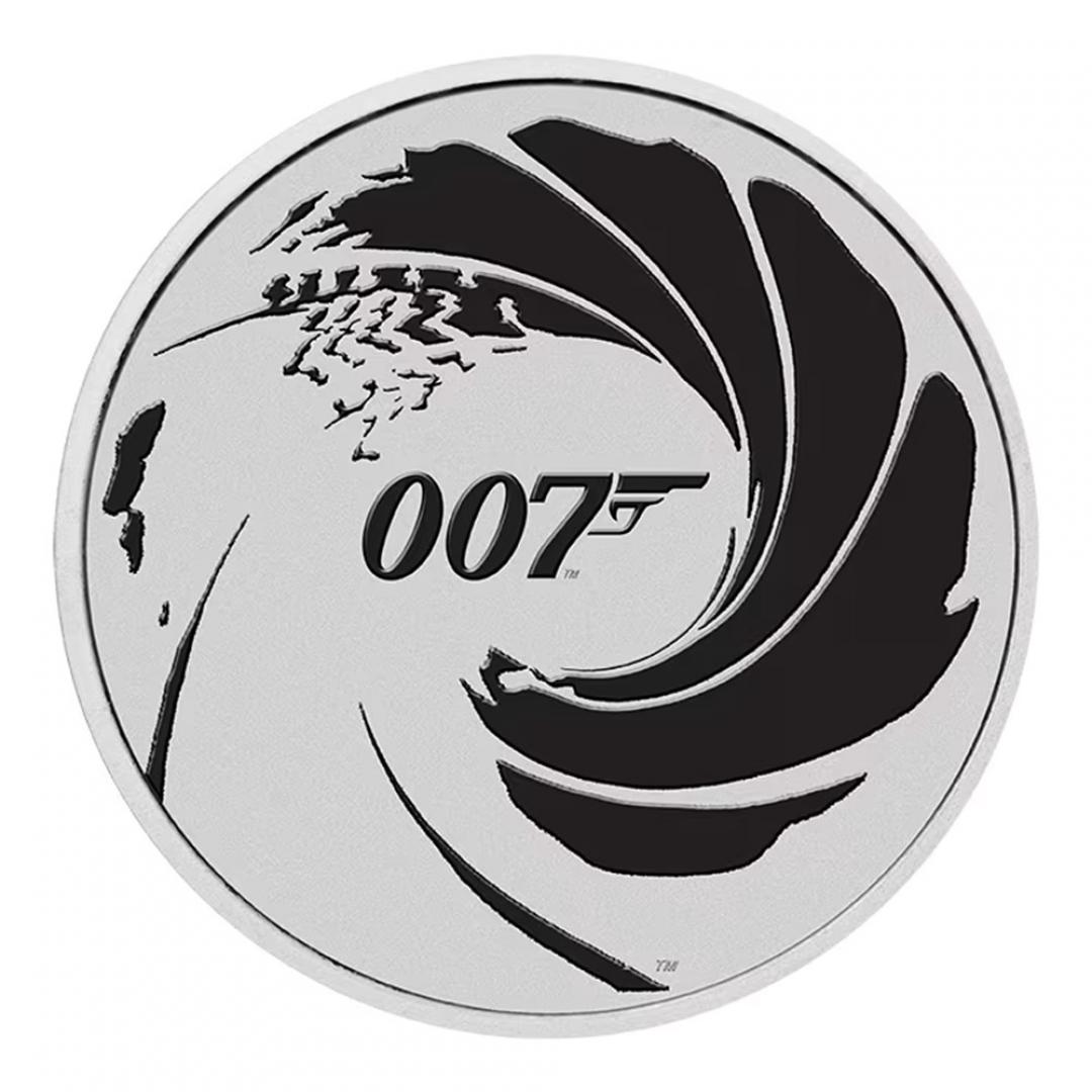 2022詹姆士龐德007黑色銀幣1盎司 商品圖