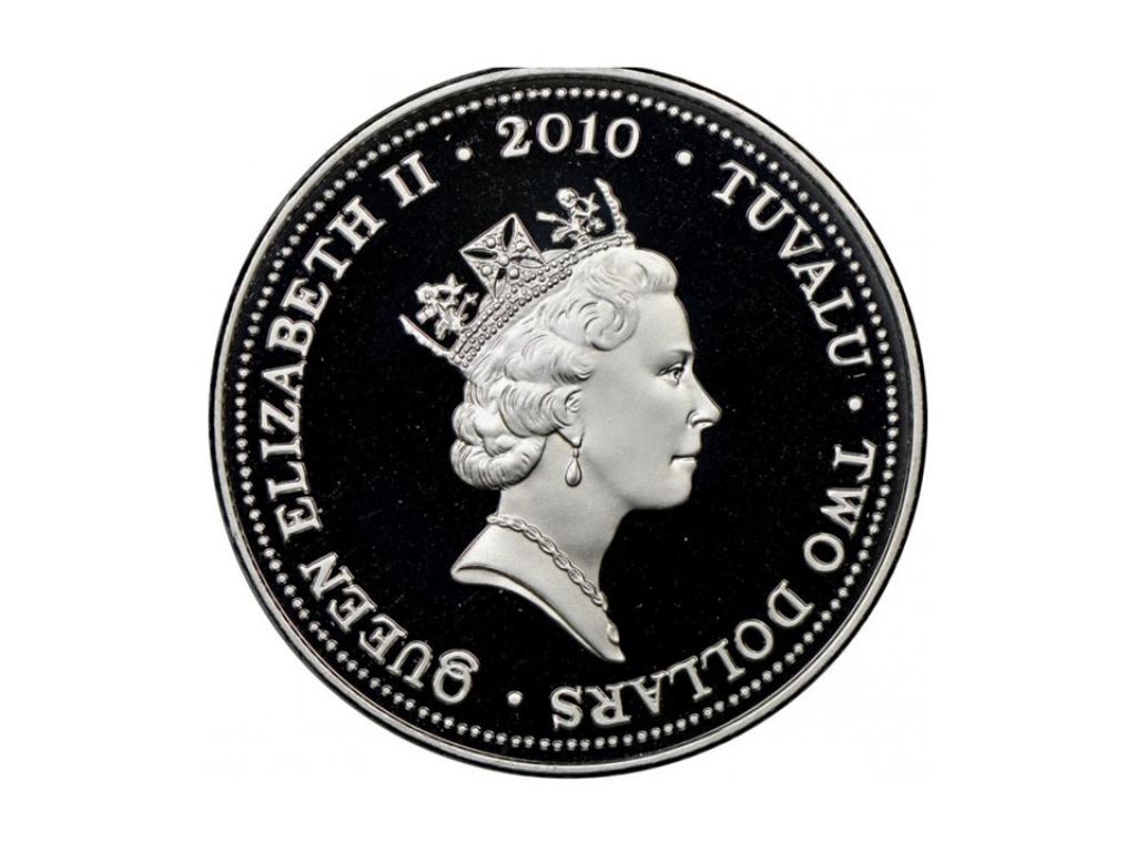 2010台灣中央銀行庚寅虎年精鑄生肖銀幣1盎司鍍金版 商品圖