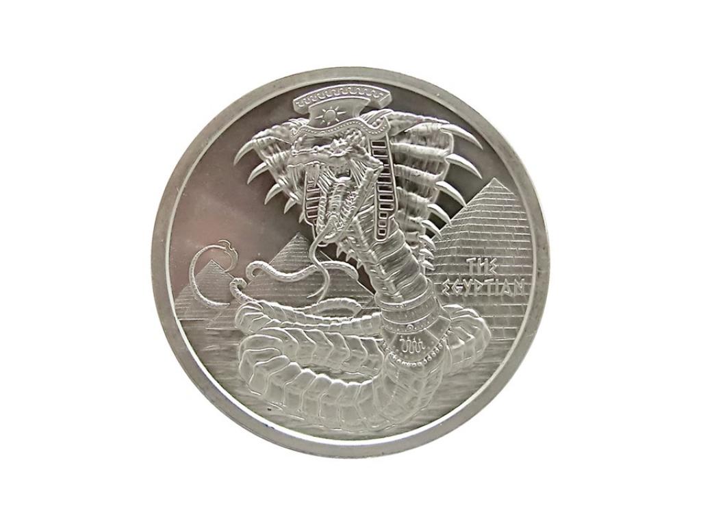 龍之世界埃及龍銀章1盎司 商品圖