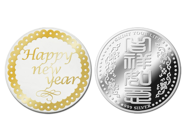 新年吉祥銀幣(金)1盎司 商品圖