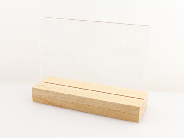 原木橫式壓克力展示架(大) 商品圖