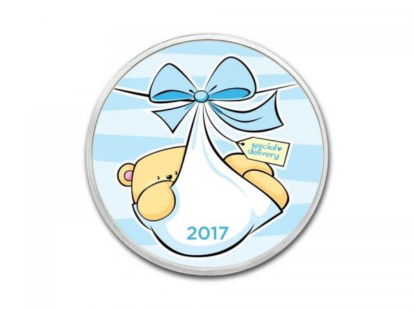 2017男孩誕生彩色銀幣1盎司 商品圖