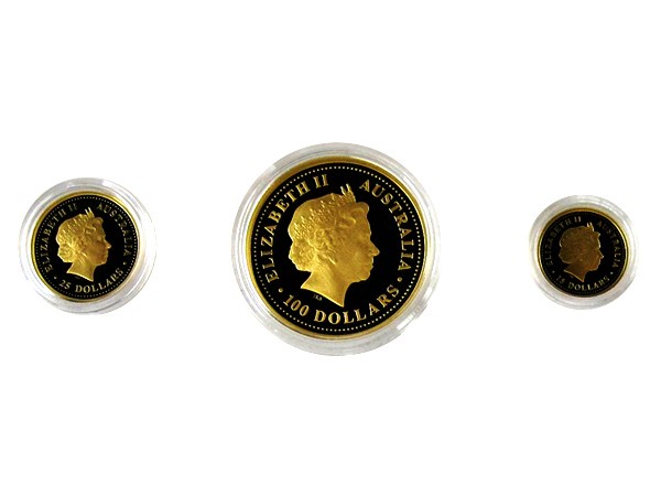 1997澳洲牛年金幣套組三枚1.35盎司 商品圖